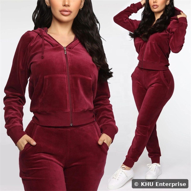 Wholesale fleece tracksuit women winter Pakistan